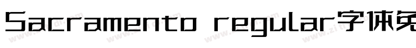 Sacramento regular字体免费下载字体转换